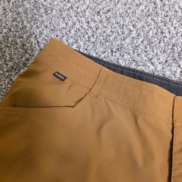 Kuhl Mens Hiking Pants 38x34 Brown Straight Leg Outdoor Technical Trousers - Picture 4 of 7